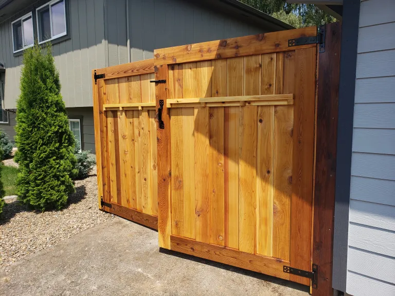 Fencing and gates.