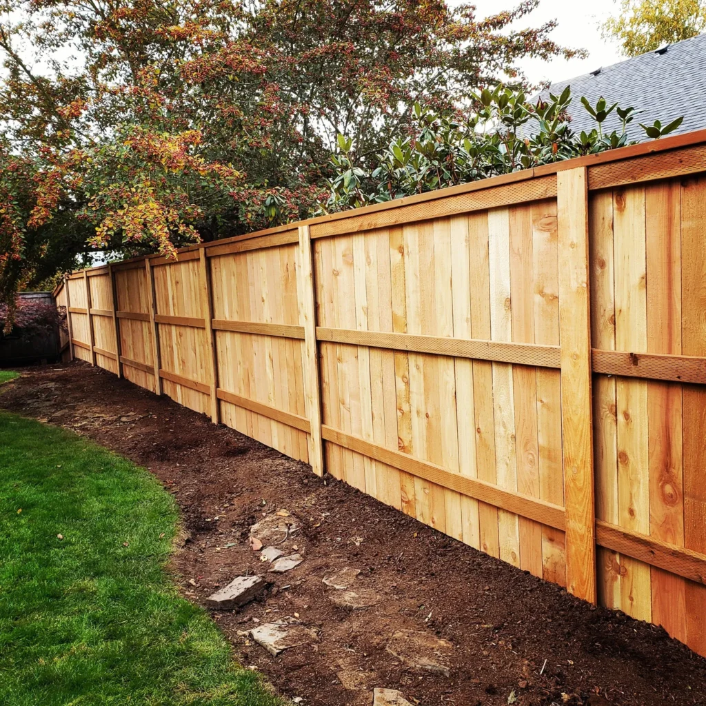 Expert Fencing and Construction Services for Customers in Salem, OR - Wood privacy fence